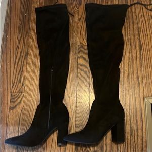 JustFab: Aubriana Over-The-Knee Heeled Boots